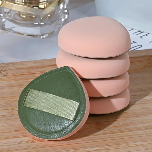 Glowcrazing Soft Foundation Blender Sponges – 5PCS Drop-Shaped Powder Puff Set